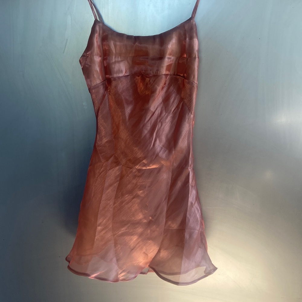 Copper Mini Dress - Picture 2 of 14